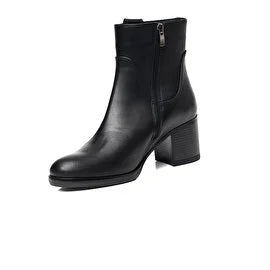 Women’s Black Genuine Leather Boots 3K2DB32031