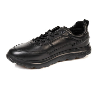 Men’s Black Genuine Leather Casual Shoes 3K1UA16070