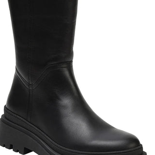 Women’s Black Genuine Leather Boots 3K2UC32751