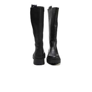 Women’s Black Genuine Leather Boots 3K2UC32751