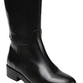 Women’s Black Genuine Leather Boots 3K2UC72135