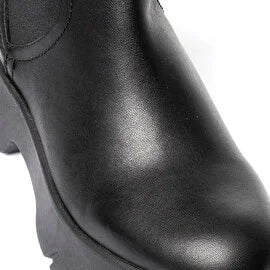 Women’s Black Genuine Leather Boots 3K2OB32962