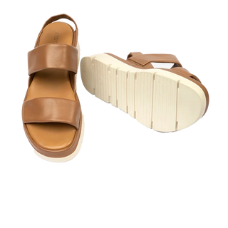 Women’s Tan Genuine Leather Sandals 4Y2FS59029