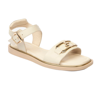 Women’s Beige Genuine Leather Sandals 4Y2CS33561