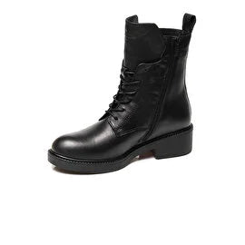 Women’s Black Genuine Leather Boots 3K2TB30960