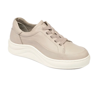 Women’s White Genuine Leather Sneaker Shoes 4Y2FA59052