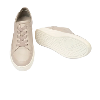 Women’s White Genuine Leather Sneaker Shoes 4Y2FA59052