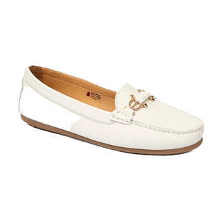 Women’s Off-White Genuine Leather Ballerinas 4Y2WA57725