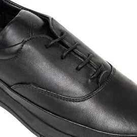 Women’s Black Genuine Leather Shoes 3K2FA32680