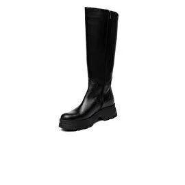 Women’s Black Genuine Leather Boots 3K2UC32963