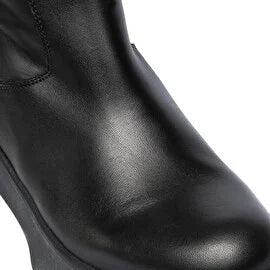 Women’s Black Genuine Leather Boots 3K2UC32963