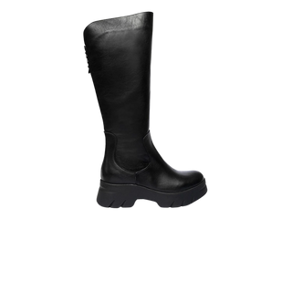 Women’s Black Genuine Leather Boots 3K2UC32963