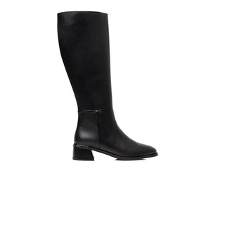 Women’s Black Genuine Leather Boots 3K2TC31830