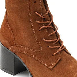 Women’s Tan Genuine Leather Boots 3K2UB32030