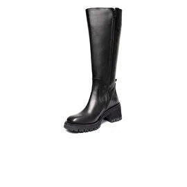 Women’s Black Genuine Leather Boots 3K2UC32872