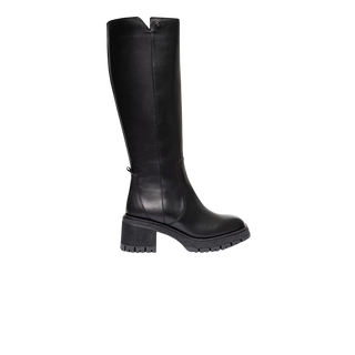 Women’s Black Genuine Leather Boots 3K2UC32872