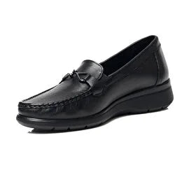 Women’s Mate Black Genuine Leather Comfort Shoes 3K2FA32690